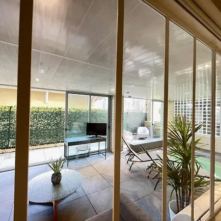 Loft Spa Centre Piscine Privée Intérieure Chauffée Appartement Arcachon